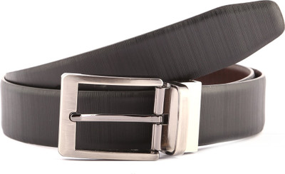

Buckle Up Men Formal Black Genuine Leather Reversible Belt