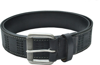 

Pacific Gold Men Casual Black Genuine Leather Belt