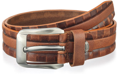 

Teakwood Men Brown Genuine Leather Belt