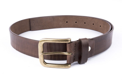 

Leather Hub Men Casual Brown Genuine Leather Belt