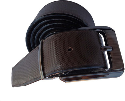 

P&E Men Formal Brown Artificial Leather Reversible Belt