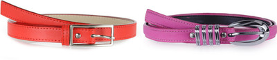

Allura Women Evening, Party, Casual, Formal Purple, Orange Synthetic Belt, Orange;purple