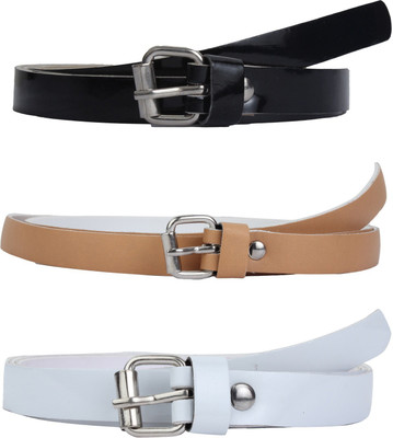 

SRS Women Casual Beige, Black, White Synthetic Belt