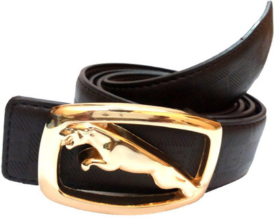 

Mode Boys Casual, Formal Black Genuine Leather Belt, Black-130