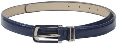 

Lino Perros Women Casual Blue Artificial Leather Belt, Navy