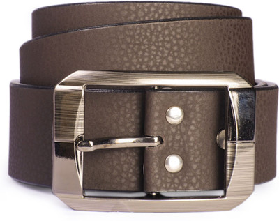 TSX Men Casual, Evening, Formal, Party Brown Artificial Leather Belt