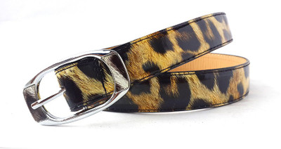

SV Girls Casual Brown Artificial Leather Belt, Printed-belt