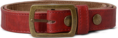 

Baggit Women Casual Red Synthetic Belt