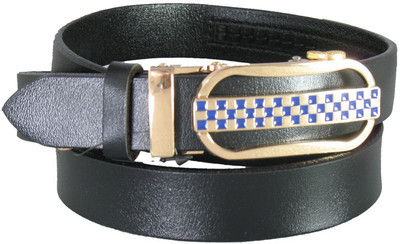 

Lion Heart Girls Casual Black Genuine Leather Belt