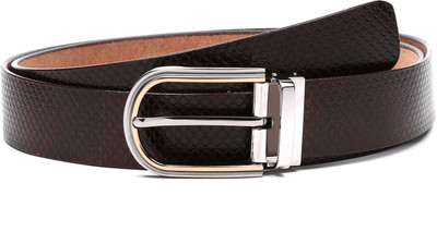 

DHide Designs Men Casual, Party, Formal, Evening Brown Genuine Leather Belt