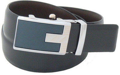 

SFA Men Formal Black Artificial Leather Reversible Belt, Black616