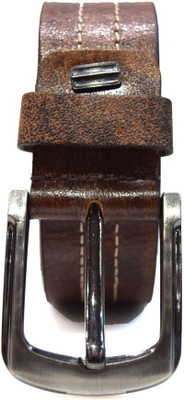 

TannedHides Men Formal, Party, Casual Brown Genuine Leather Belt
