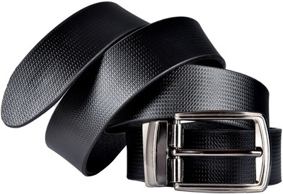 

Saugat Traders Men Formal, Casual, Evening, Party Black Genuine Leather Belt