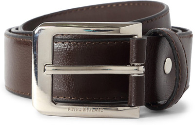 

Peter England Men Brown Artificial Leather Belt