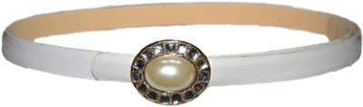 

Portia Girls White Artificial Leather Belt