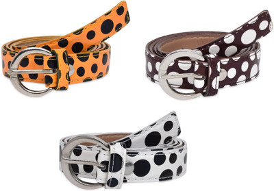 

SRS Women Casual Brown, Orange, White Artificial Leather Belt, Brown-orange-white-39