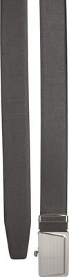 

Teakwood Men Casual Black Genuine Leather Reversible Belt