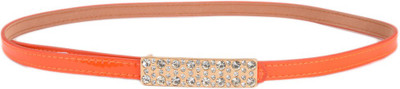 

Tiekart Women Casual Orange Synthetic Belt