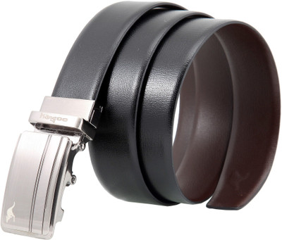 

Kangoo Men Casual, Formal Black, Brown Genuine Leather Reversible Belt