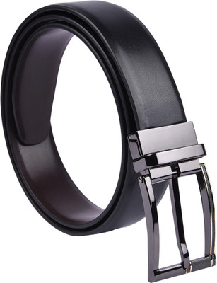 

BW Men Formal Black Genuine Leather Reversible Belt