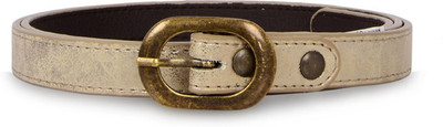 

Baggit Women Casual Gold Synthetic Belt