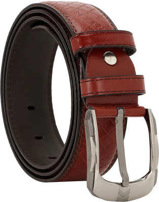 

Comfort Zone Men Casual, Formal Maroon Artificial Leather Belt, Majestic maroon