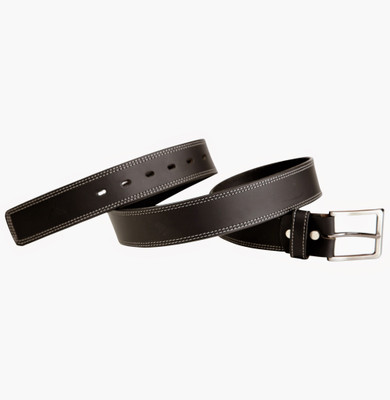 

Kamillo Men Casual Black Genuine Leather Belt