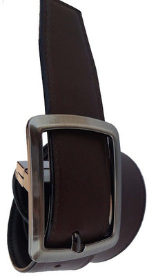 

AmahapGlamourDaze Men Formal Brown Artificial Leather Belt