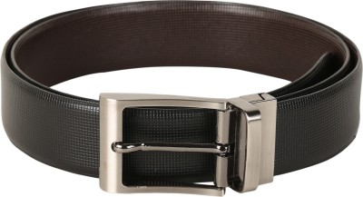 

Alvaro Men Formal Black, Brown Genuine Leather Reversible Belt