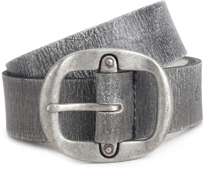 

Fastrack Women Casual Black Metal, Genuine Leather Belt