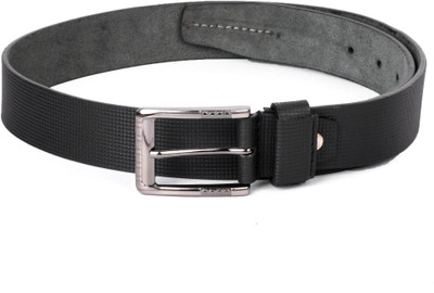 

Buckle Up Men Black Genuine Leather Belt