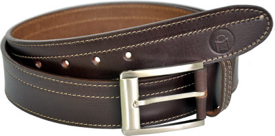 

MOSPL Men Formal Brown Genuine Leather Belt