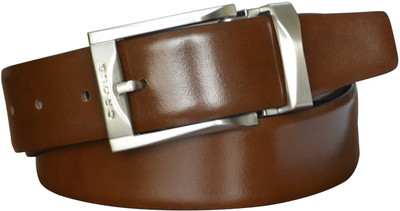 

Cross Men Formal Brown Genuine Leather Reversible Belt, Coffee