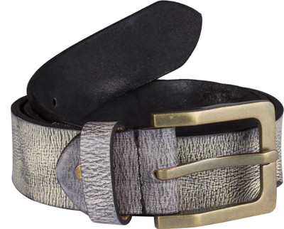 

Suchos Men Casual White Genuine Leather Belt
