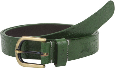 

Aditi Wasan Women Casual, Party, Evening Green Genuine Leather Belt, Emerald green