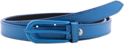 

Buckle Up Women Casual Blue Artificial Leather Belt