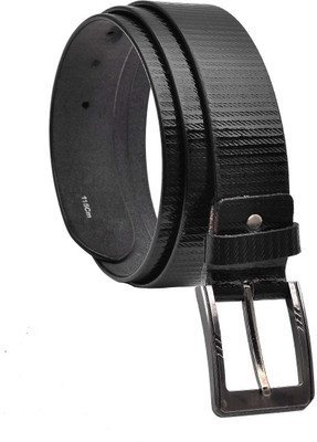 

Hawai Men Casual, Formal Black Genuine Leather Reversible Belt, Black-03