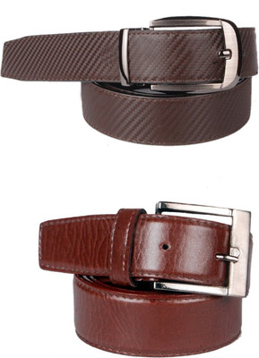 

Lenin Men Formal Brown Genuine Leather Belt