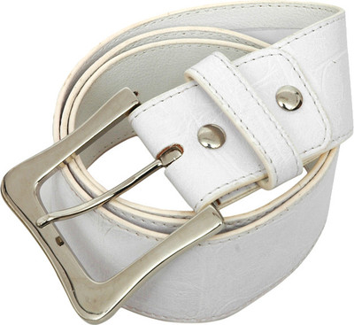 

Baggit Women Casual White Genuine Leather Belt