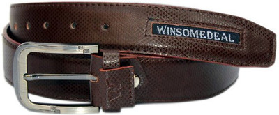 

Winsome Deal Men Formal, Casual Brown Artificial Leather Belt
