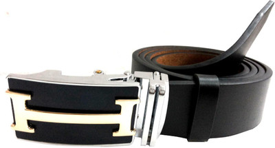 

Mode Boys Casual, Formal Black Genuine Leather Belt, Black-181