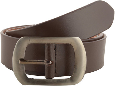 

Hill $ Oliver Men Brown Genuine Leather Belt