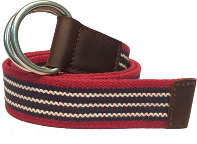 

Skyforest Women Casual Multicolor Canvas Belt, Red-blue-white