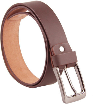 

Tom Venice Men Formal, Casual Brown Genuine Leather Belt, Matte brown