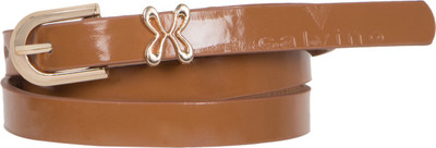 

Calvino Women Casual, Formal Brown Artificial Leather Belt