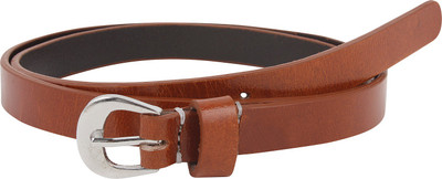 

Aditi Wasan Women Casual, Evening, Party Tan Genuine Leather Belt, Tan1