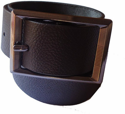 

B.S.Chadha Group Men Formal Black Genuine Leather Belt