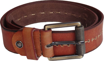 

eXcorio Men Casual Tan Genuine Leather Belt