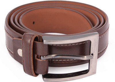

Hidedge Men Formal Brown Synthetic Belt