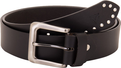 

Valbone Men Casual Brown Genuine Leather Belt, Dark brown